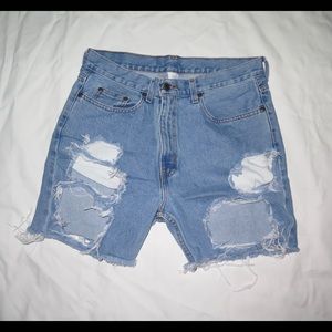 Custom hand made Jean shorts